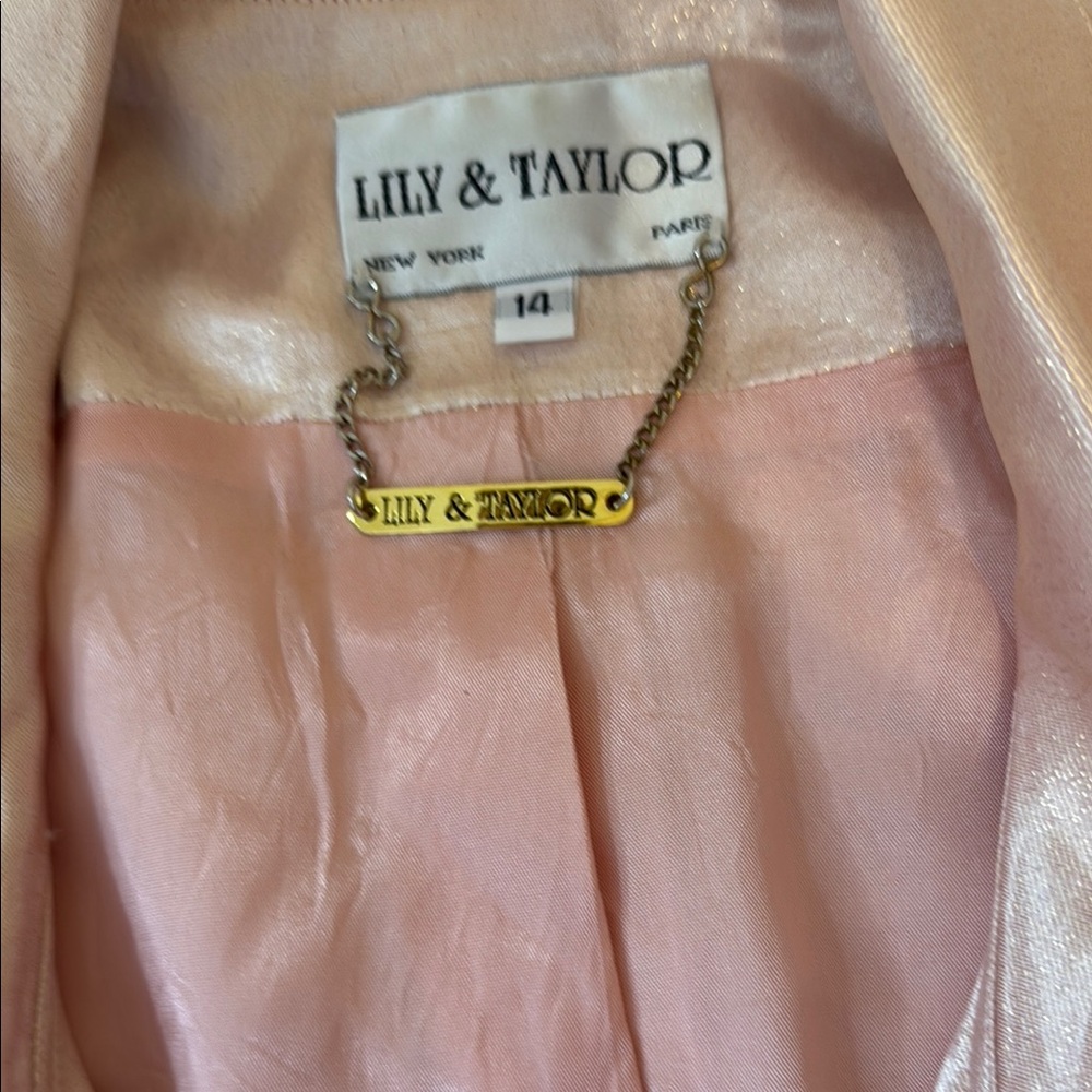 Lily & Taylor Pink Blazer